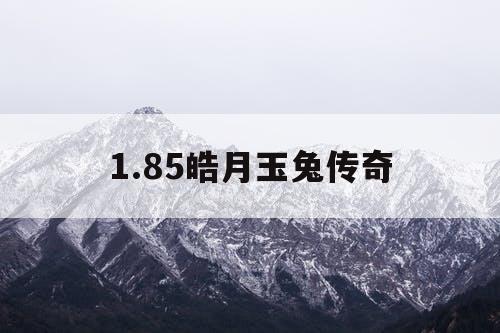 1.85皓月玉兔传奇