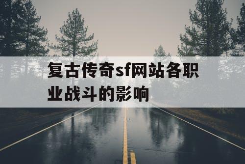 复古传奇sf网站各职业战斗的影响 复古传奇sf网站各职业战斗的影响