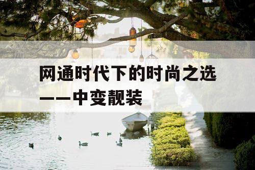 网通时代下的时尚之选——中变靓装