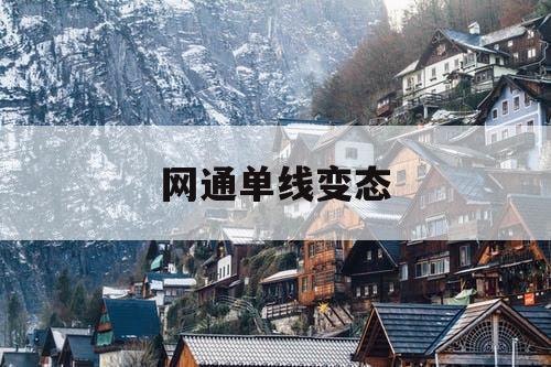 网通单线变态 网通单线变态