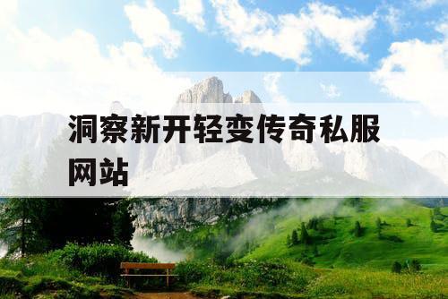 洞察新开轻变传奇私服网站