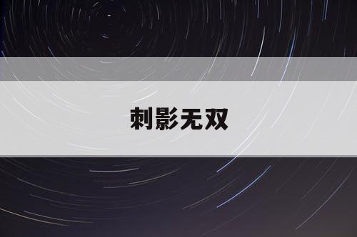 刺影无双