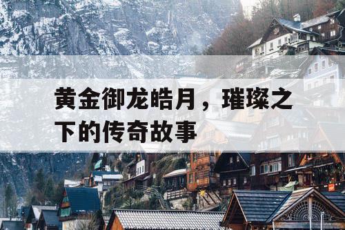 黄金御龙皓月,璀璨之下的传奇故事 黄金御龙皓月,璀璨之下的传奇故事