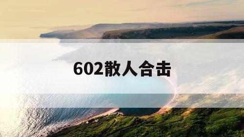 602散人合击 602散人合击