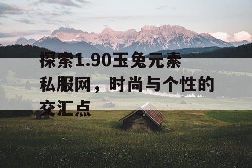 探索1.90玉兔元素私服网,时尚与个性的交汇点 探索1.90玉兔元素私服网,时尚与个性的交汇点