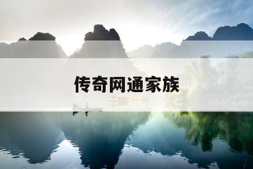 传奇网通家族