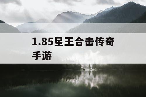 1.85星王合击传奇手游 1.85星王合击传奇手游