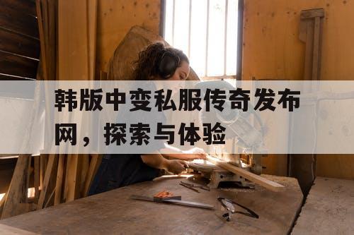 韩版中变私服传奇发布网，探索与体验