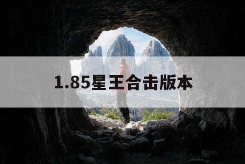 1.85星王合击版本 1.85星王合击版本